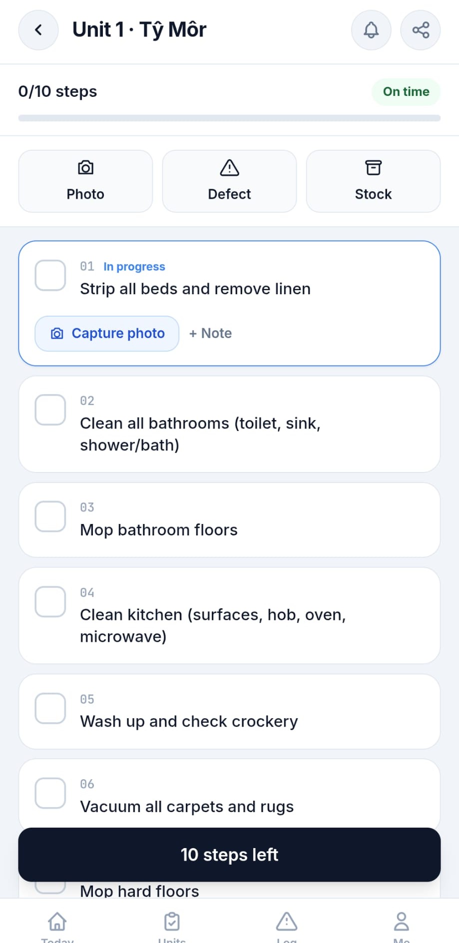 Inventory verification checklist for high-value items